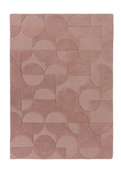 H & M - Wełniany Dywan Gigi Z Geometrycznym Wzorem - Różowy ze sklepu H&M w kategorii Dywany - zdjęcie 169908324