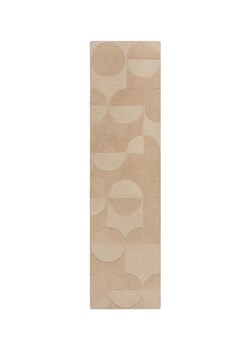 H & M - Wełniany Chodnik Gigi Z Geometrycznym Wzorem - Brązowy ze sklepu H&M w kategorii Dywany - zdjęcie 169908731