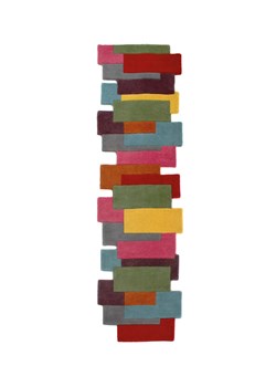 H & M - Collage Modern Cut-out Wool Runner Rug - Biały ze sklepu H&M w kategorii Dywany - zdjęcie 169909071