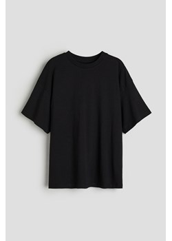 H & M - T-shirt oversize z bawełnianego dżerseju - Czarny ze sklepu H&M w kategorii T-shirty chłopięce - zdjęcie 169909094