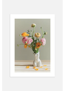 H & M - Flower Still Life Plakat - Różowy ze sklepu H&M w kategorii Plakaty - zdjęcie 169909152