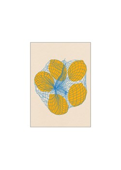 H & M - Rosi Feist - Five Lemons In A Net Bag - Biały ze sklepu H&M w kategorii Plakaty - zdjęcie 169909250