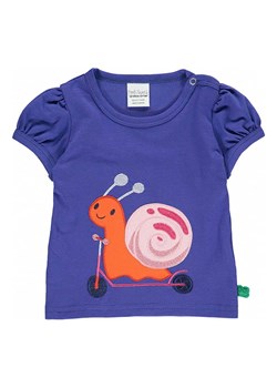 Fred´s World by GREEN COTTON Koszulka &quot;Hello snail&quot; w kolorze fioletowym ze sklepu Limango Polska w kategorii Koszulki niemowlęce - zdjęcie 169909722