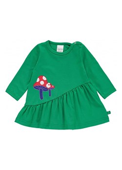 Fred´s World by GREEN COTTON Sukienka dresowe &quot;Mushroom&quot; w kolorze zielonym ze sklepu Limango Polska w kategorii Sukienki dziewczęce - zdjęcie 169909890