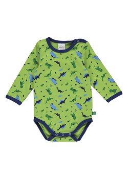 Fred´s World by GREEN COTTON Body &quot;Dinosaur&quot; w kolorze zielonym ze sklepu Limango Polska w kategorii Body niemowlęce - zdjęcie 169909910