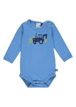 Fred´s World by GREEN COTTON Body &quot;Tractor&quot; w kolorze błękitnym ze sklepu Limango Polska w kategorii Body niemowlęce - zdjęcie 169909914