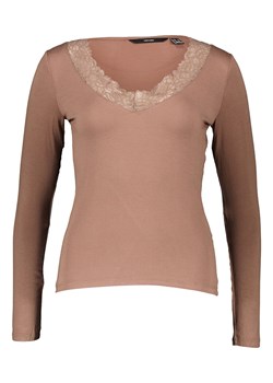 Vero Moda Koszulka w kolorze jasnobrązowym ze sklepu Limango Polska w kategorii Bluzki damskie - zdjęcie 169910012