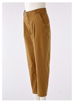 Oui Spodnie w kolorze jasnobrązowym ze sklepu Limango Polska w kategorii Spodnie damskie - zdjęcie 169910302