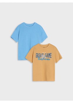 Sinsay - Koszulki 2 pack - kremowy ze sklepu Sinsay w kategorii T-shirty chłopięce - zdjęcie 169913832