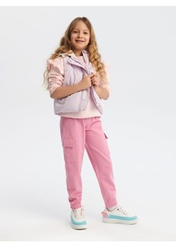 Sinsay - Spodnie dresowe - różowy ze sklepu Sinsay w kategorii Spodnie dziewczęce - zdjęcie 169913833