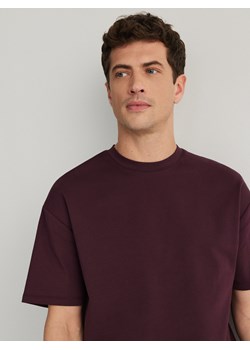 Reserved - T-shirt boxy - kasztanowy ze sklepu Reserved w kategorii T-shirty męskie - zdjęcie 169935600
