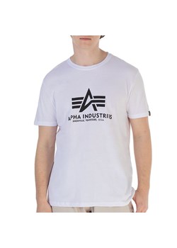 Koszulka Alpha Industries Basic T-shirt 10050109 - biała ze sklepu streetstyle24.pl w kategorii T-shirty męskie - zdjęcie 169937454
