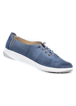 Półbuty damskie sneakersy skórzane 0625W niebieskie ze sklepu butyolivier w kategorii Półbuty damskie - zdjęcie 169949550