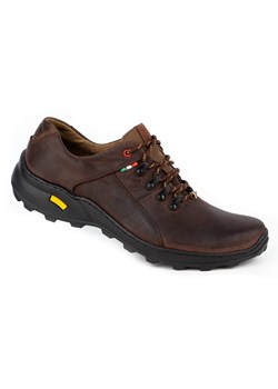 Męskie buty trekkingowe 296GT brązowe ze sklepu butyolivier w kategorii Buty trekkingowe męskie - zdjęcie 169949561