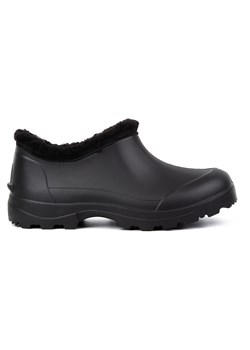Buty obuwie piankowe kalosze ocieplane TREWOR niskie czarne ze sklepu butyolivier w kategorii Kalosze damskie - zdjęcie 169949690