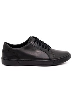 Buty męskie skórzane 932MP czarne ze sklepu butyolivier w kategorii Półbuty męskie - zdjęcie 169951311
