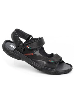 Klapki sandały męskie skórzane dla kierowcy 362MA czarne ze sklepu butyolivier w kategorii Sandały męskie - zdjęcie 169954982