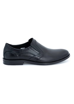 Eleganckie buty męskie skóra 283LU czarne ze sklepu butyolivier w kategorii Półbuty męskie - zdjęcie 169958032
