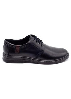 Buty męskie skórzane 415 czarne ze sklepu butyolivier w kategorii Półbuty męskie - zdjęcie 169958804