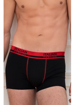Czarne bokserki męskie Rafael, Kolor czarny, Rozmiar M, Italian Fashion ze sklepu Intymna w kategorii Majtki męskie - zdjęcie 169960293