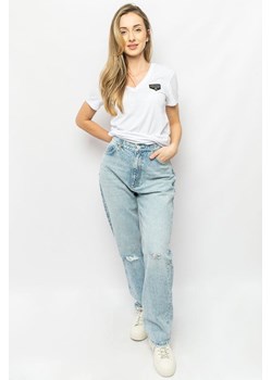jeansy damskie tommy jeans dw0dw10602 niebieski ze sklepu Royal Shop w kategorii Jeansy damskie - zdjęcie 169960942