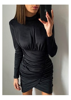 Sukienka Mona z weluru czarna ze sklepu forseti.net.pl w kategorii Sukienki - zdjęcie 169961040