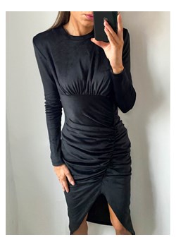 Sukienka Megan z weluru czarna ze sklepu forseti.net.pl w kategorii Sukienki - zdjęcie 169961042