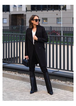 FORSETI Pudełkowy płaszcz czarny P09006 P09004-L, Rozmiar: L - id: 3934-19723 - marki forseti.net.pl - 169961173 FORSETI Pudełkowy płaszcz czarny P09006 P09004-L, Rozmiar: L ze sklepu forseti.net.pl w kategorii Płaszcze damskie - zdjęcie 169961173