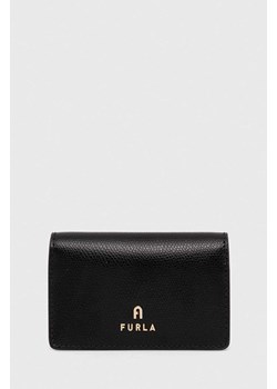 Furla portfel skórzany damski kolor czarny ze sklepu ANSWEAR.com w kategorii Portfele damskie - zdjęcie 169962333