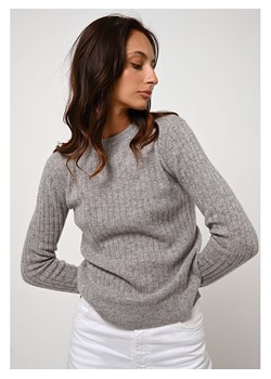AUTHENTIC CASHMERE Kaszmirowy sweter &quot;Bella&quot; w kolorze szarym ze sklepu Limango Polska w kategorii Swetry damskie - zdjęcie 169964850