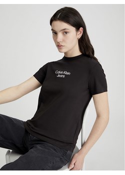 Calvin Klein Koszulka w kolorze czarnym ze sklepu Limango Polska w kategorii Bluzki damskie - zdjęcie 169965361