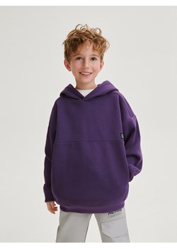 Reserved - Bluza oversize z kapturem - ciemnofioletowy ze sklepu Reserved w kategorii Bluzy chłopięce - zdjęcie 169965740