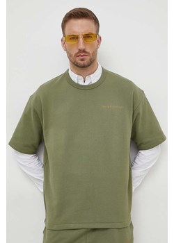 Polo Ralph Lauren bluza męska kolor zielony gładka ze sklepu ANSWEAR.com w kategorii Bluzy męskie - zdjęcie 169966803