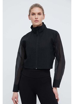 Calvin Klein Performance kurtka treningowa kolor czarny przejściowa ze sklepu ANSWEAR.com w kategorii Kurtki damskie - zdjęcie 169966962
