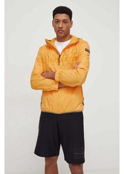 Napapijri kurtka męska kolor pomarańczowy przejściowa ze sklepu ANSWEAR.com w kategorii Kurtki męskie - zdjęcie 169967023