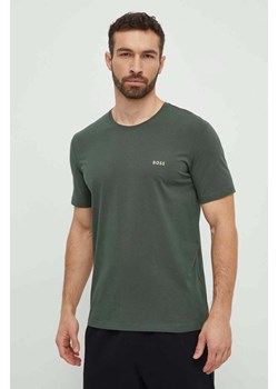 BOSS t-shirt lounge kolor zielony melanżowy ze sklepu ANSWEAR.com w kategorii T-shirty męskie - zdjęcie 169967470