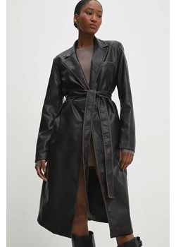 Answear Lab płaszcz damski kolor czarny przejściowy ze sklepu ANSWEAR.com w kategorii Płaszcze damskie - zdjęcie 169967714