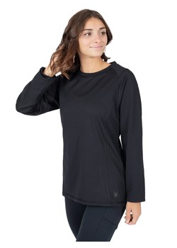 SPYDER Koszulka sportowa w kolorze czarnym ze sklepu Limango Polska w kategorii Bluzki damskie - zdjęcie 169972341