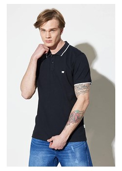 Wrangler Koszulka polo w kolorze czarnym ze sklepu Limango Polska w kategorii T-shirty męskie - zdjęcie 169972620