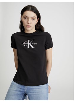 Calvin Klein Koszulka w kolorze czarnym ze sklepu Limango Polska w kategorii Bluzki damskie - zdjęcie 169972740