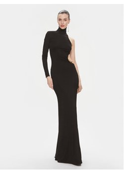 Elisabetta Franchi Sukienka wieczorowa AB-555-41E2-V680 Czarny Slim Fit ze sklepu MODIVO w kategorii Sukienki - zdjęcie 169973722