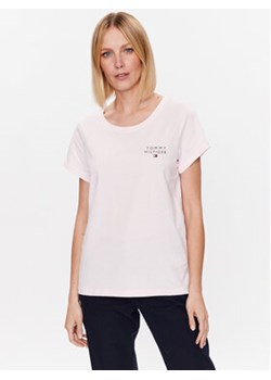 Tommy Hilfiger T-Shirt UW0UW04525 Różowy Regular Fit ze sklepu MODIVO w kategorii Bluzki damskie - zdjęcie 169973742