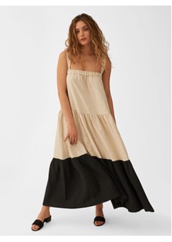 Undress Code Sukienka letnia Dolce Far Niente 562 Beżowy Regular Fit ze sklepu MODIVO w kategorii Sukienki - zdjęcie 169973801