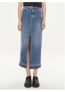Sisley Spódnica jeansowa 4TLALE03I Niebieski Regular Fit ze sklepu MODIVO w kategorii Spódnice - zdjęcie 169974001