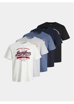 Jack&Jones Komplet 5 t-shirtów Logo 12257007 Kolorowy Standard Fit ze sklepu MODIVO w kategorii T-shirty męskie - zdjęcie 169974051