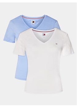 Tommy Jeans Komplet 2 t-shirtów DW0DW11458 Kolorowy Regular Fit ze sklepu MODIVO w kategorii Bluzki damskie - zdjęcie 169974171