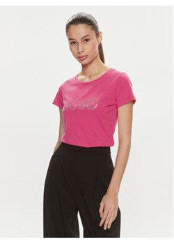 Liu Jo T-Shirt VA4216 JS923 Różowy Regular Fit ze sklepu MODIVO w kategorii Bluzki damskie - zdjęcie 169974361