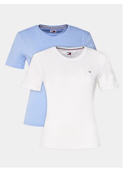 Tommy Jeans Komplet 2 t-shirtów DW0DW11459 Kolorowy Regular Fit ze sklepu MODIVO w kategorii Bluzki damskie - zdjęcie 169974371
