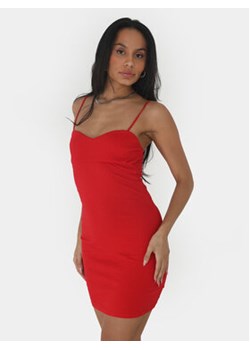 Brave Soul Sukienka letnia LDRJ-248LANA Czerwony Straight Fit ze sklepu MODIVO w kategorii Sukienki - zdjęcie 169974423