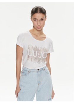 Liu Jo T-Shirt VA4154 JS360 Biały Regular Fit ze sklepu MODIVO w kategorii Bluzki damskie - zdjęcie 169974484